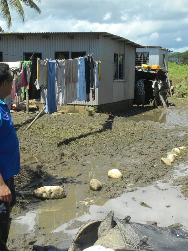 Helping Flood striken victims in Nadi